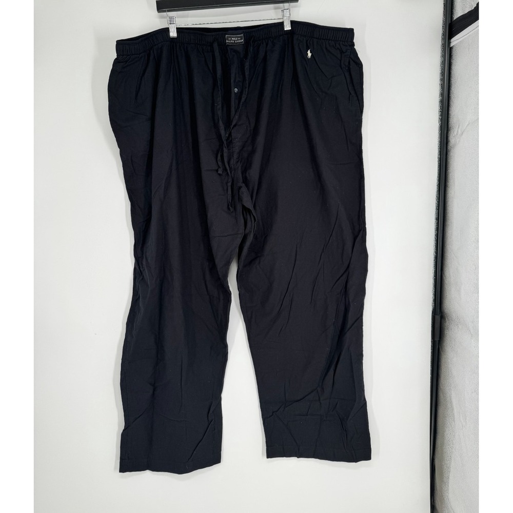 Polo Ralph Lauren Pajama Pants Mens 4XL Baggy Sleep Straight Leg Pony Drawstring